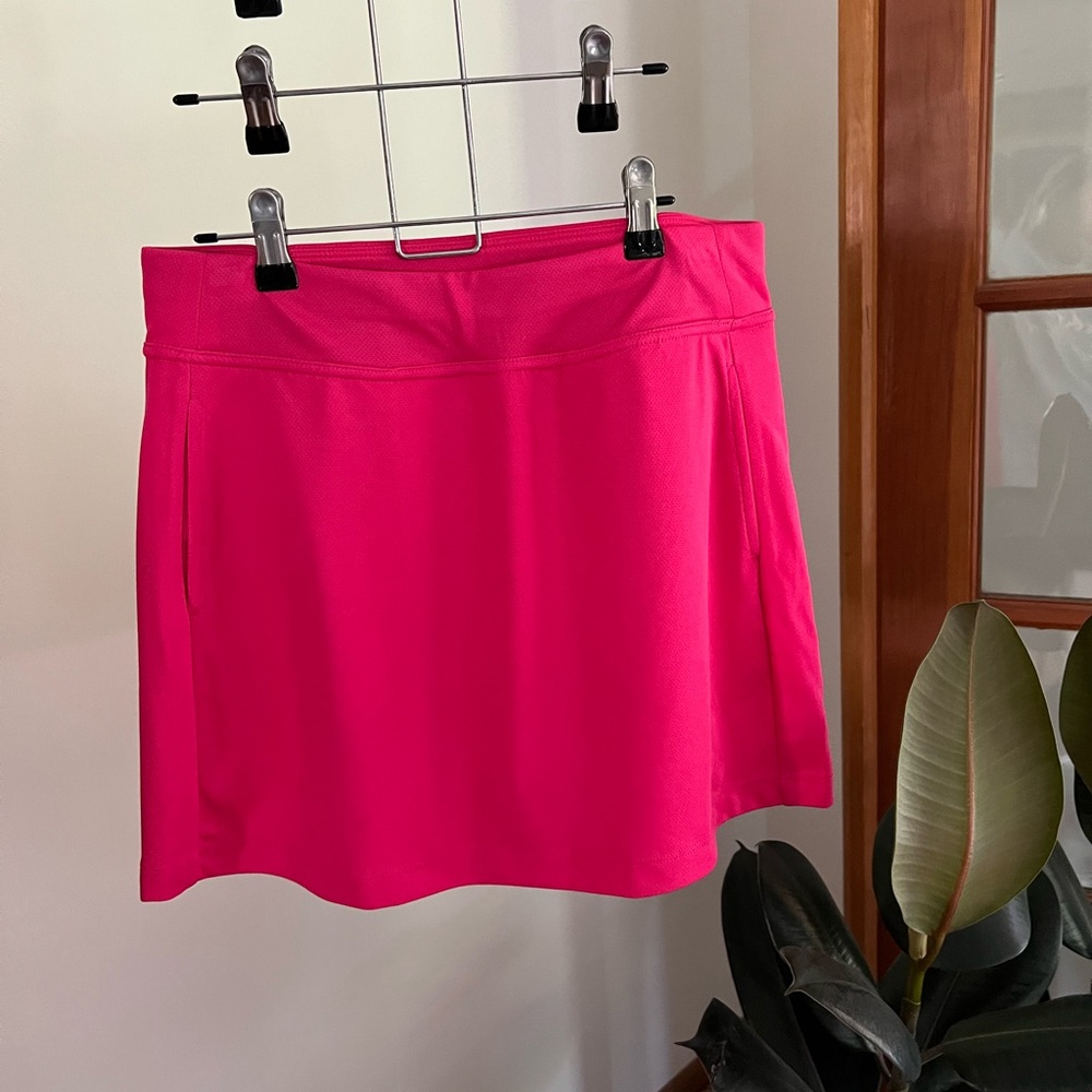Bright Pink Golf Skort